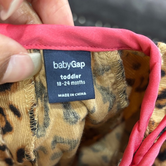 Baby Gap Leopard Print Dress with Pink Accents size 18-24 months - Picture 4 of 4